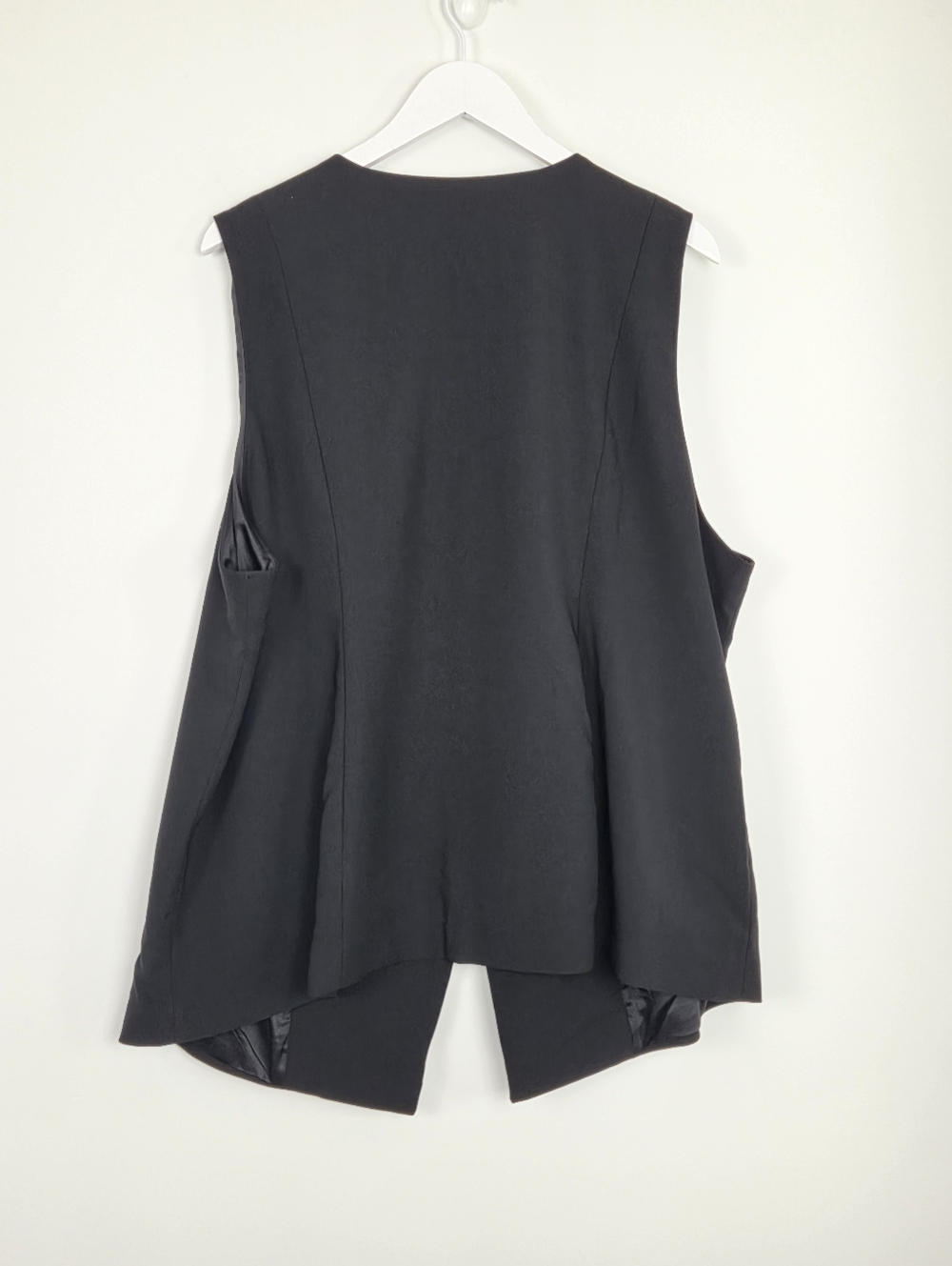 Torrid Studio Black Crepe Gold Button Sleeveless Vest Plus Size 3 - Picture 12 of 12
